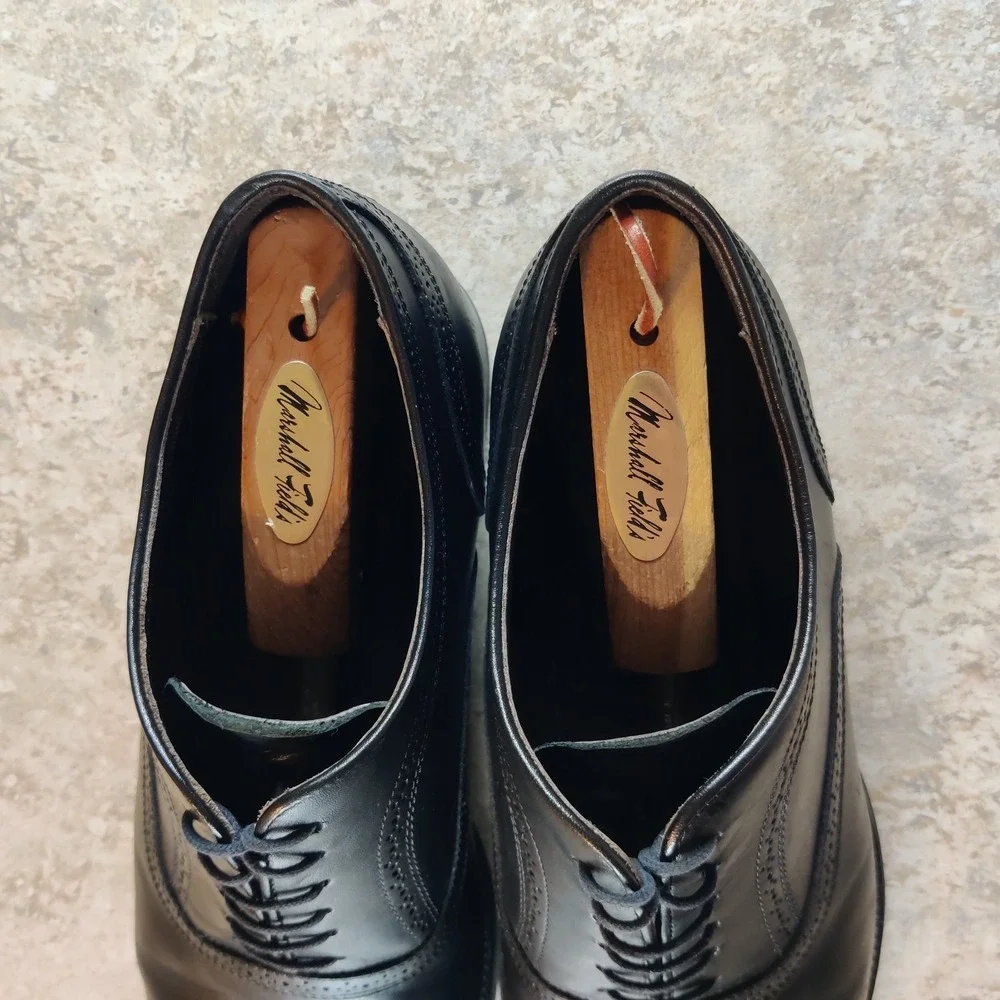 To Boot New York Adam Derrick Black Italian Leather Oxfords Mens 11.5 Italy Made